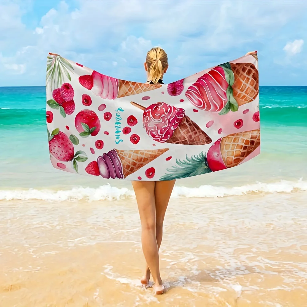 arine Style Dual Sea Turtle Coral Underwater Landscape Print Quick Drying Travel Beach Towel