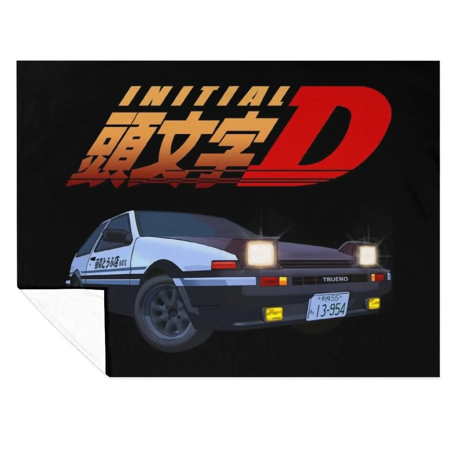 

Initial D Throw Blanket Luxury Designer Travel Kid'S Sofas Blankets