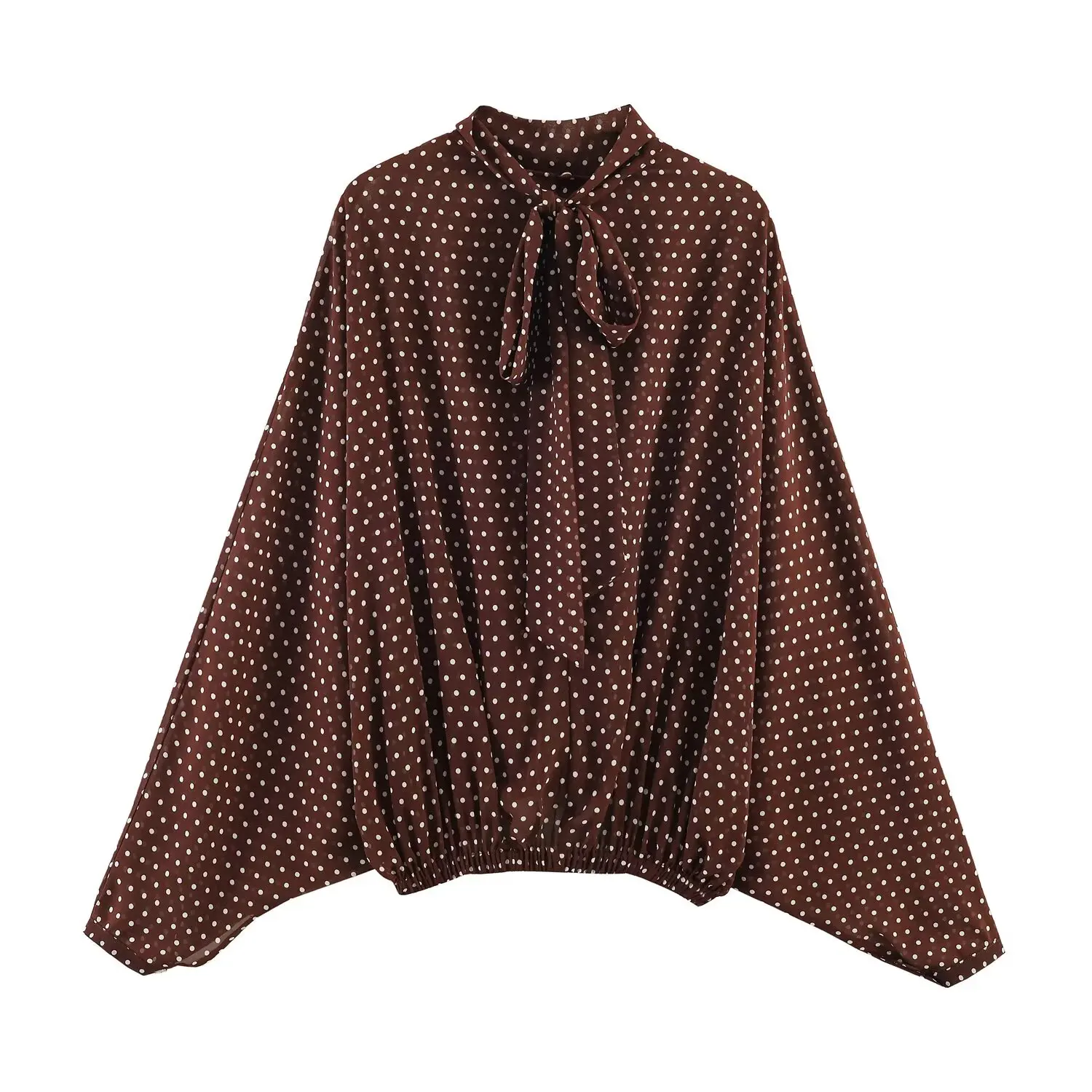 Polka Dot Gedrukt Midi Rokken Tweedelige Sets voor Vrouwen 2025 Zomer Chic Strik Gebonden Blouse Top Suits Vrouw 2-delige Outfits