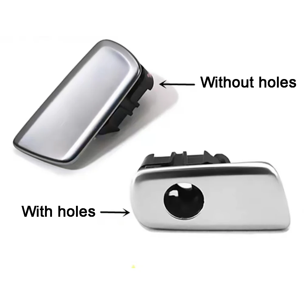 Glove box buckle switch storage box switch handle For Audi A4 A5 A6 Q3 Q5 silvery