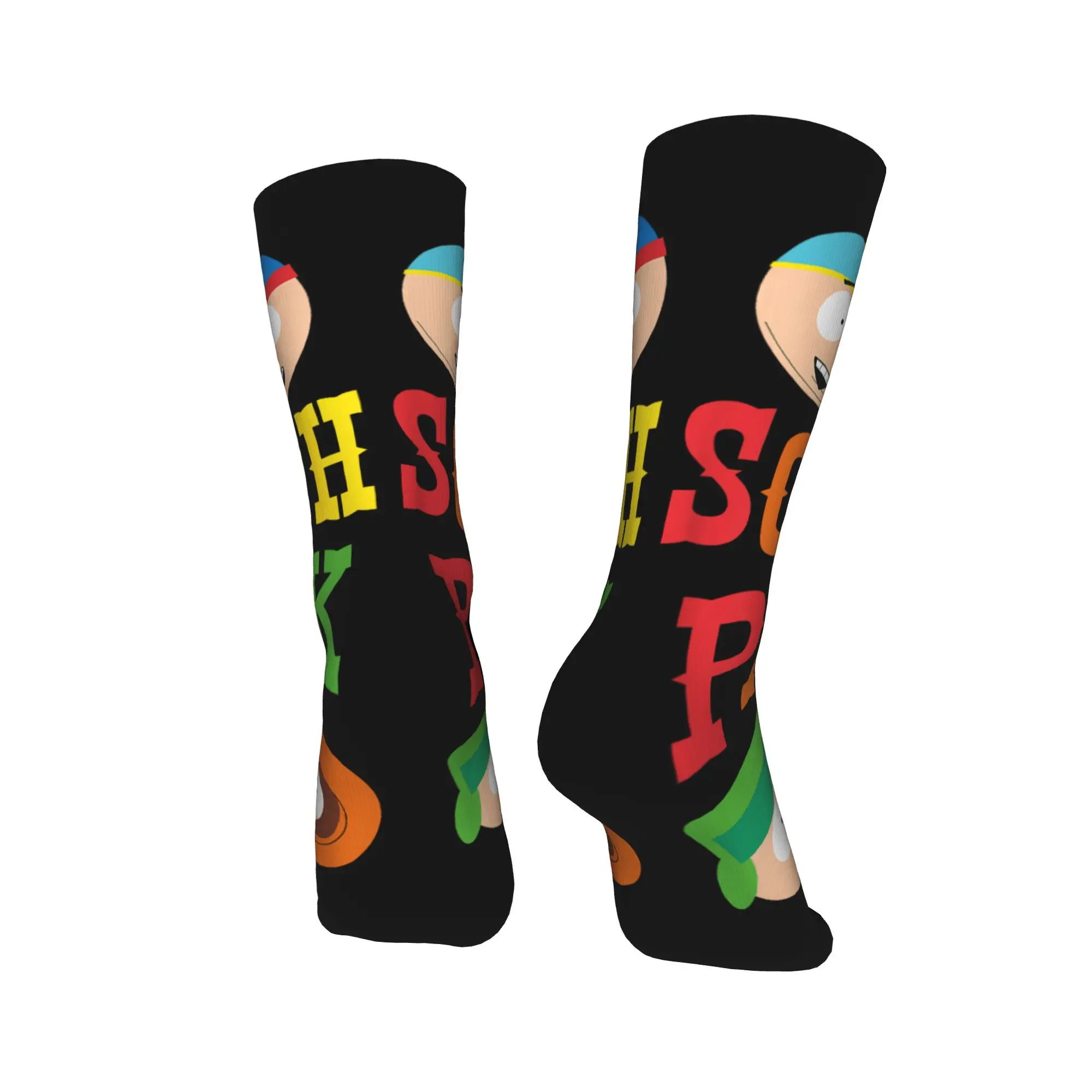 ถุงเท้าลายการ์ตูนเซาท์พาร์ค รุ่น Best Buds สำหรับฤดูใบไม้ร่วงและฤดูหนาว สวมใส่สบาย ระบายอากาศได้ดี เหมาะสำหรับเล่นบาสเก็ตบอล