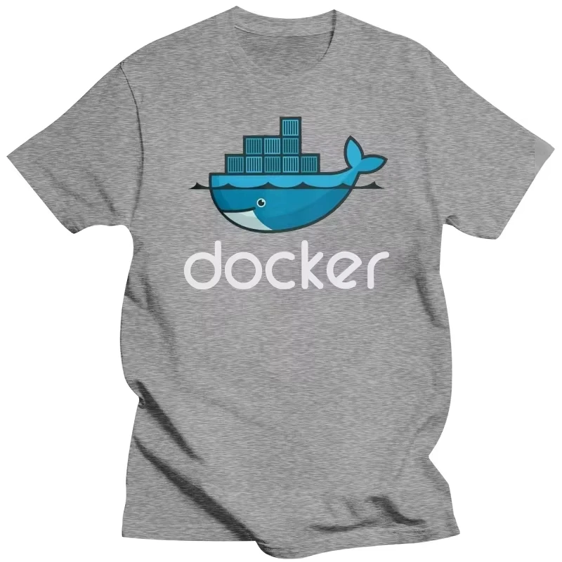 Docker Logo T-Shirt Linux Javascript Computer Rogramming Developer T-Shirt Programmer Coder Women T-Shirt Gift Creative Top