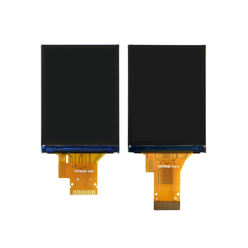 2.0 inch TFT LCD Display 240*320 Resolution GC9307 Driver SPI Interface HD IPS 12Pin/22Pin Welding/Plug-in Type