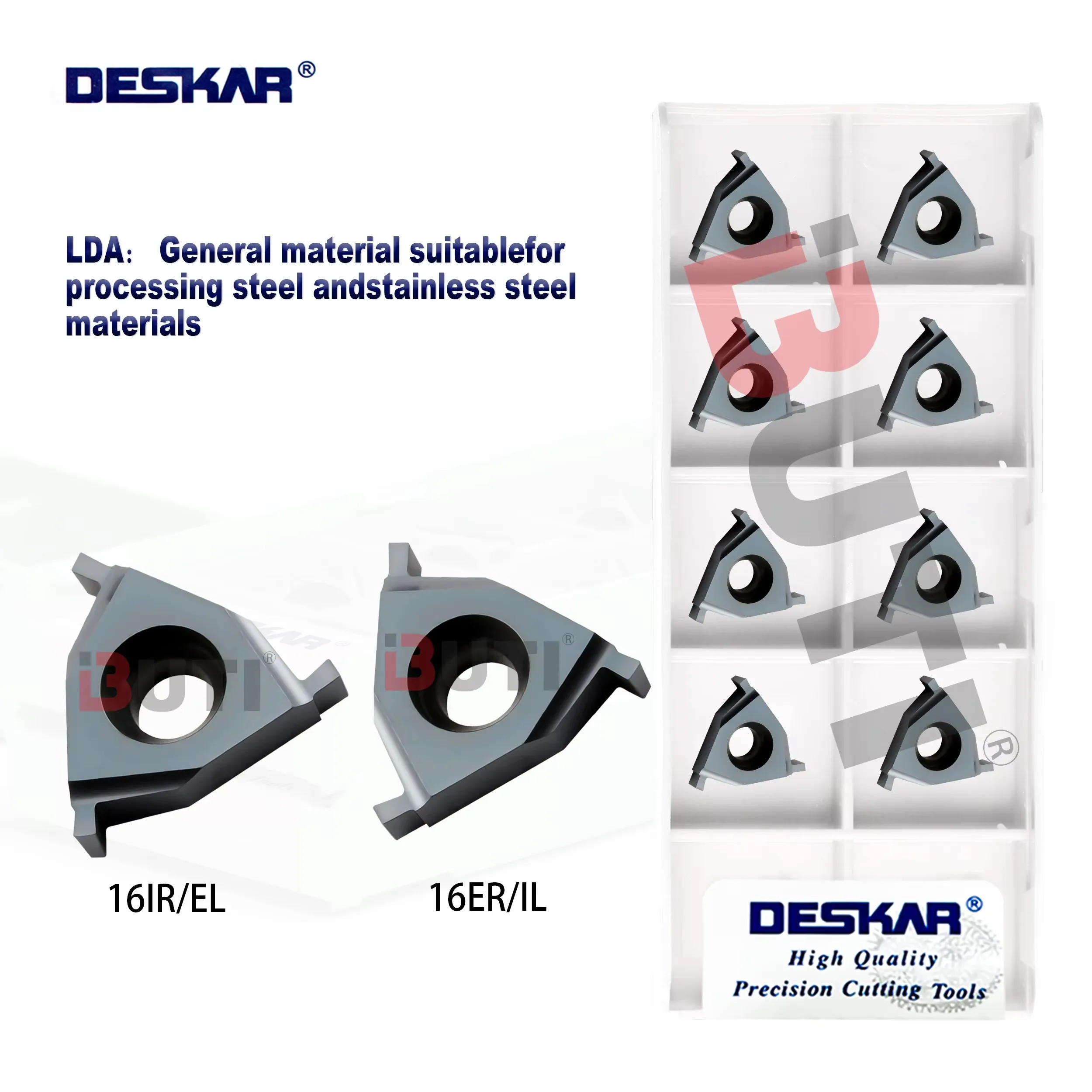 DESKAR 100% Original Lathe 11ER IL/11IR EL 0.7/0.9/1.5/2.0 LDA General Material Processing Internal And External Threading Blade