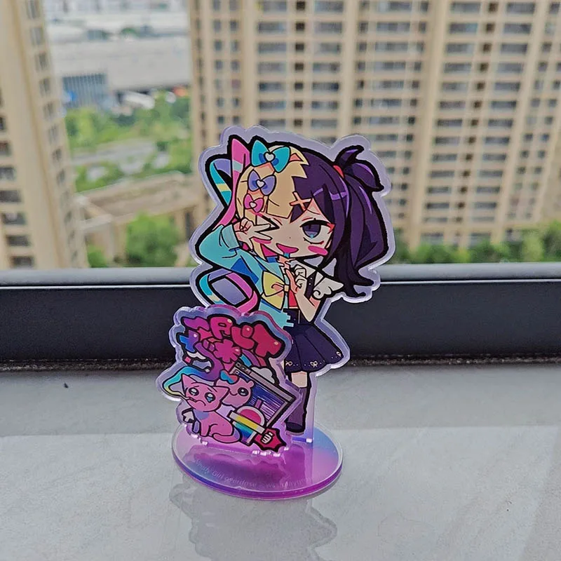 게임 NEEDY GIRL OVERDOSE 레인 아메 칸게 코스프레 피규어 스탠드 귀여운 아크릴 스탠딩 플레이트 장식 소품