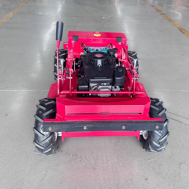 

CE Certified Robot Lawn Mower With Remote Control Safety Auto-Stop Blade Grass Mowing Robot Lawnmower Easy to Operate Customized