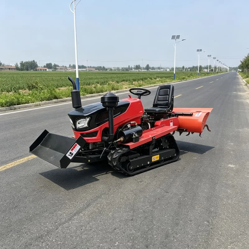 

Customized Tracked Rotary Tiller, All-scenario Tracked Cultivator, Hot-selling Land Reclamation & Tilling Equipment for Farmland