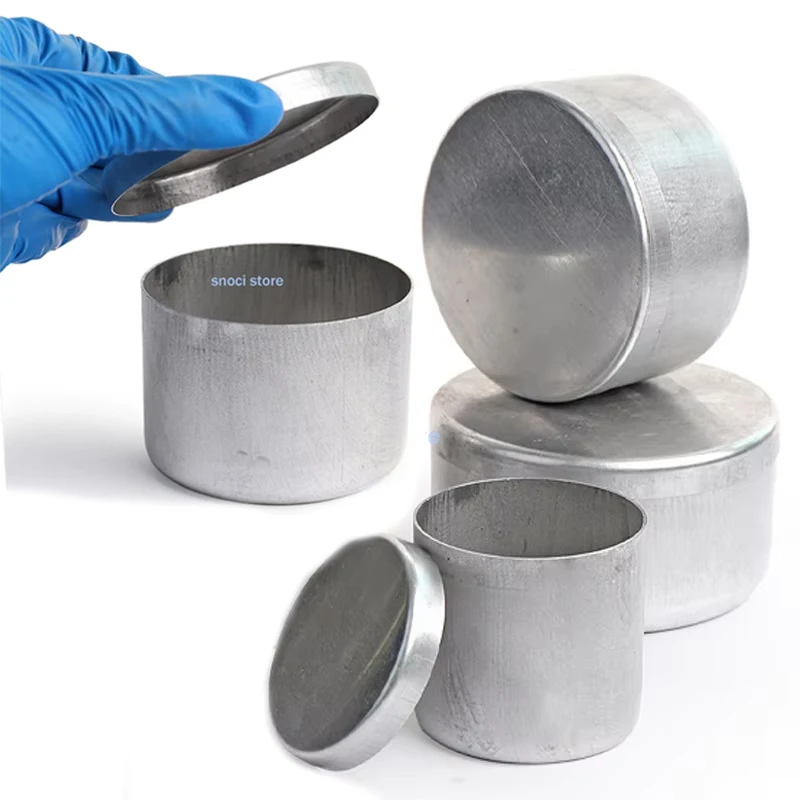 Aluminium O/D 40mm To 100mm Height 25mm To 55mm Soil Weighing and Moisture Measuring Box Can laboratory,1 Piece