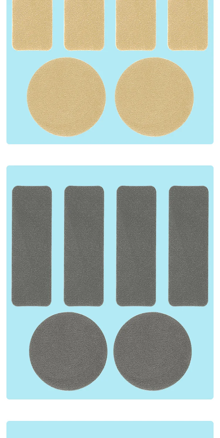 6 Stück/1 Packung Sportschuh-Patches für beschädigte Seitenkanten, Innenfutter, Absatz, Reparatur-Patches, Fußpflegeprodukte – Detail 9