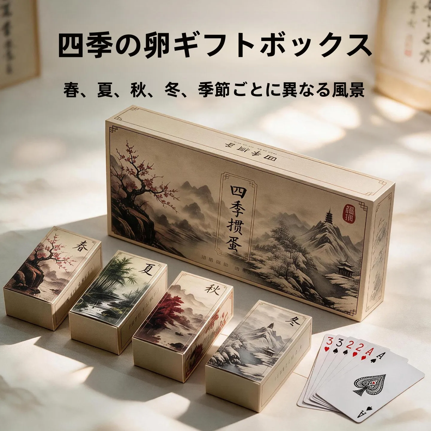 高品質ポーカーカード-グァンダン2026新モデル-プレミアムグレード-中国式ポーカーゲーム専用プレイングカード