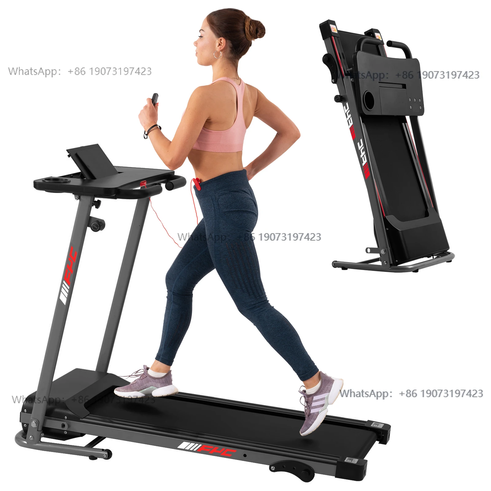 Hot Selling Best Quality Foldable Treadmill Smart Walking Running Machine Under Desk Mini Home Treadmill