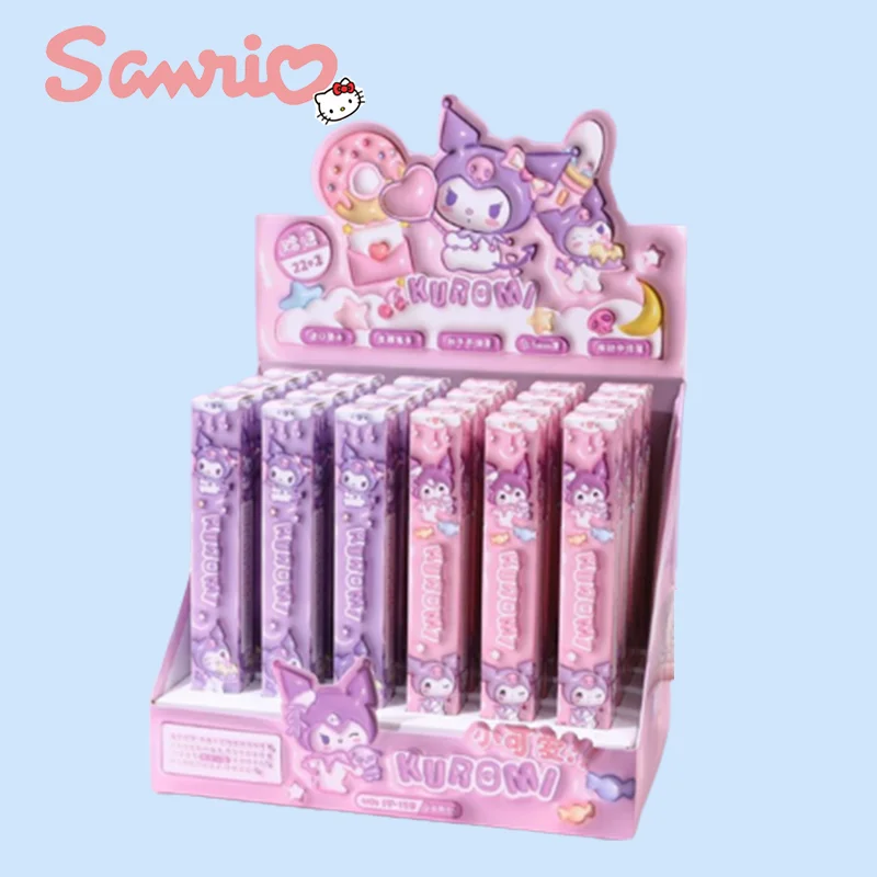 

24pcs Sanrio Cartoon Gel Pen Suit Student Writing Pres Signature Pen School Stationery Cute Office Supplies Wholesale Kids Gift