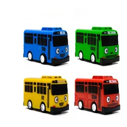 Cartoon TAYO Bus Kids Toys Mini Pull Back Car Korean Anime Model Bus Toy Play Vehicles Educational Toys for Children Boys Gifts