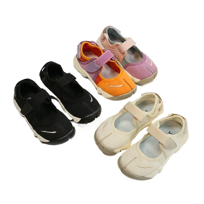 Summer Children's Baby Boys Girls Mesh Breathable Hollow Head Sports Sandals Kids Toddler Lightweight Non-slip Sneakers