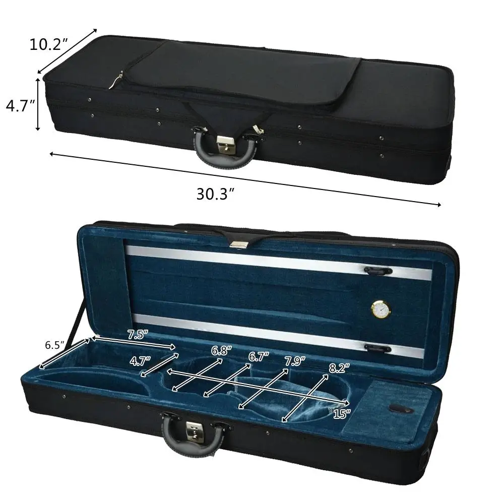 

Trendy Black Nylon Bag for Violin - Stylish & Durable Music Case