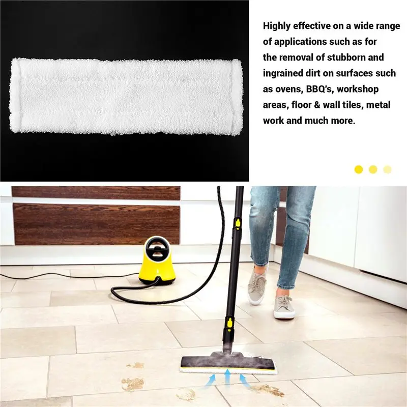 Gen Basic Steam Mop Cloth Rag For Karcher Easyfix SC2 SC3 SC4 SC5 Steam Cleaner Microfibre Floor Clothes Pads Copper Brushes