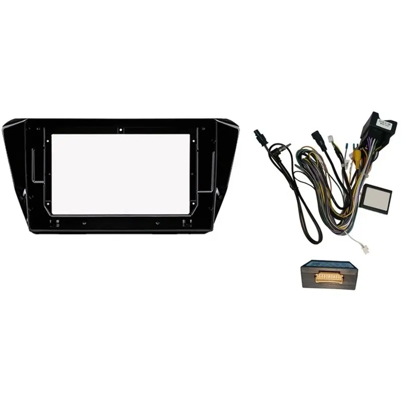 

A98M Harness Wire Canbus Box Cord Car Radio Frame For Skoda Superb 2015-2019 10.1" Panel