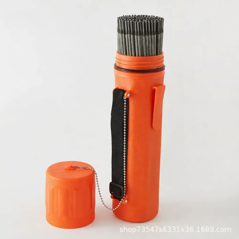 Welding Electrode Storage Tube Plastic Container Moisture Proof Rod Holder Case Portable Organizer For Construction Site Welding