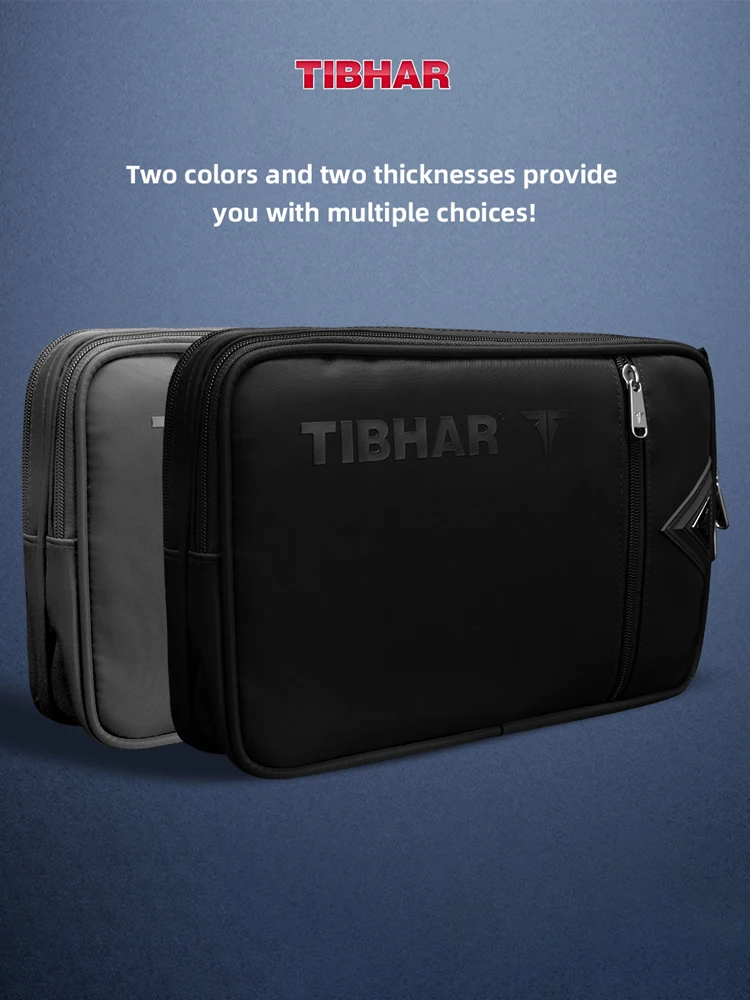 Tibhar 2024 New sport accessories Table tennis box hard storage bag storage box case black