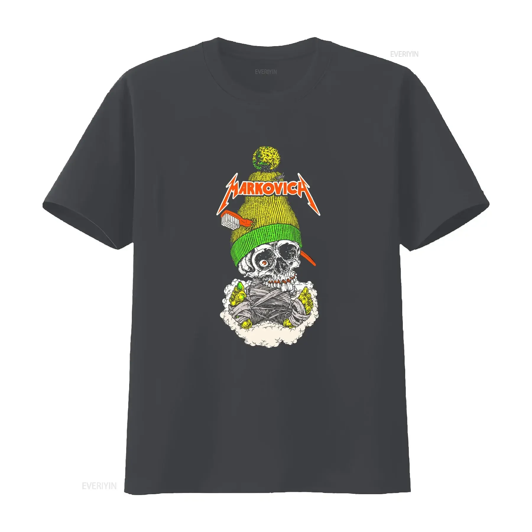 تي شيرت One O كريس ماركوفيتش Pushead مقاس قديم كبير فن التزلج بأكمام طويلة أو قصيرة جرافيك مغسول عتيق ناعم #4