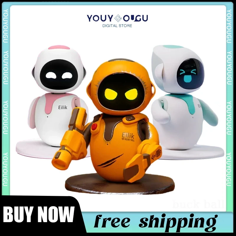 

Eilik Intellect Robot Ai Emo Smart Robots Voice Robot Electronic Interactive Touch Eilik-Robot Toys For Kids Christmas Gift