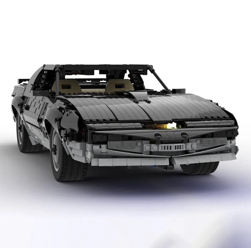 2861PCS Technical Knight Rider KARR Classic Retro Supercar Coupe Model Moc Creative Ideas Technology Blocks Kids Toys Gifts