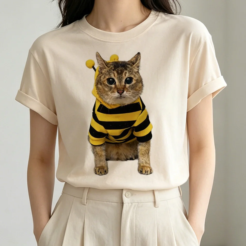 Meimei Cat t shirt girl japan anime Retro cutecore manga t-shirt japan graphic Psychedelic