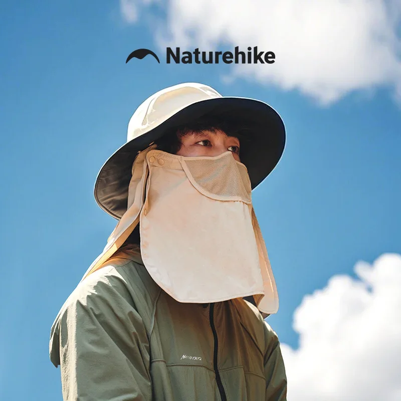 naturehike-–-chapeaux-de-soleil-d'ete-protection-uv-casquette-de-peche-chasse-randonnee-camping-visiere-seau-rabat-de-cou-chapeau-de-pecheur