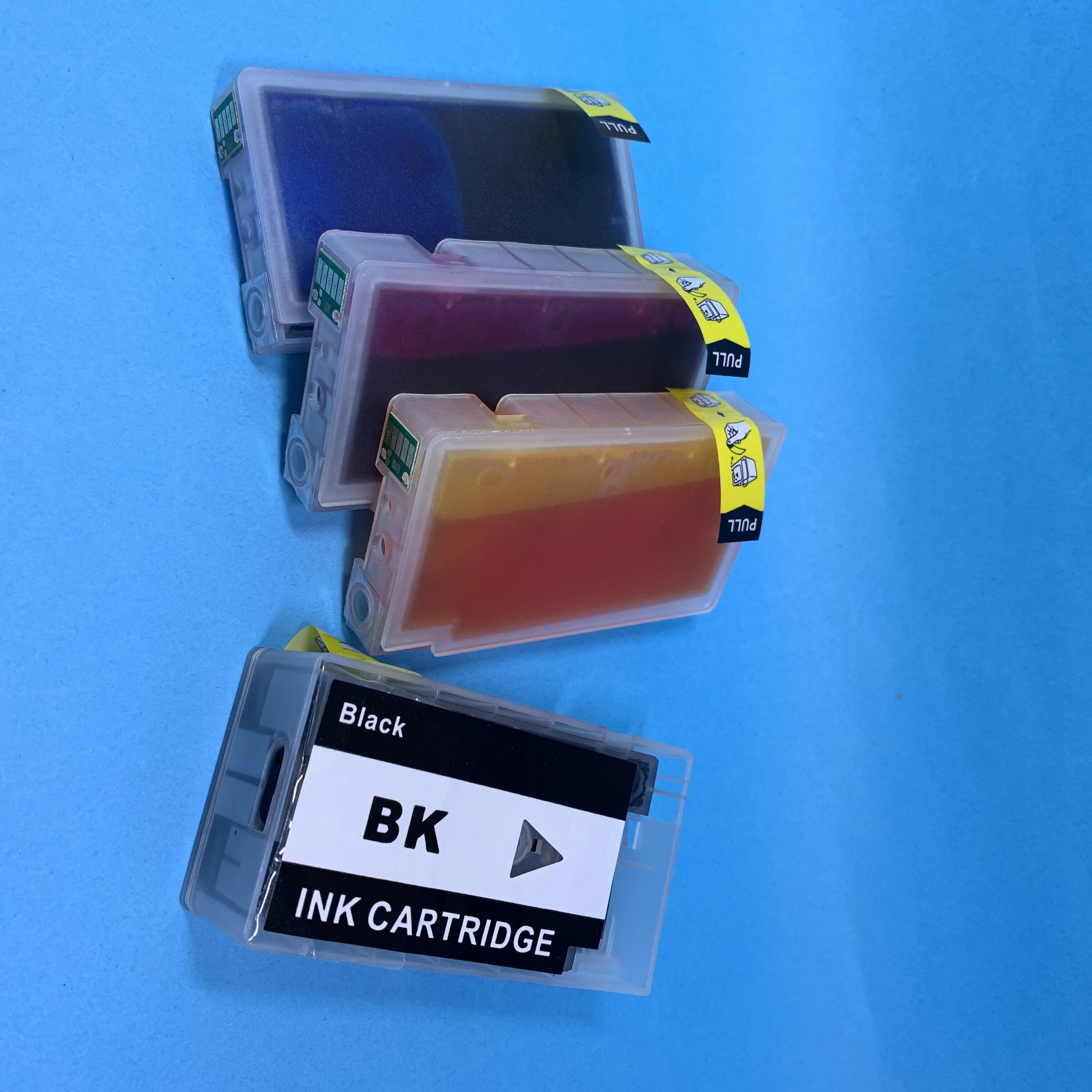 

4Pcs Full Dye Ink Refillable Ink Cartridge for PGI-1600 PGI-1600XL for Canon MAXIFY MB2060 MB2160 MB2360 MB2760