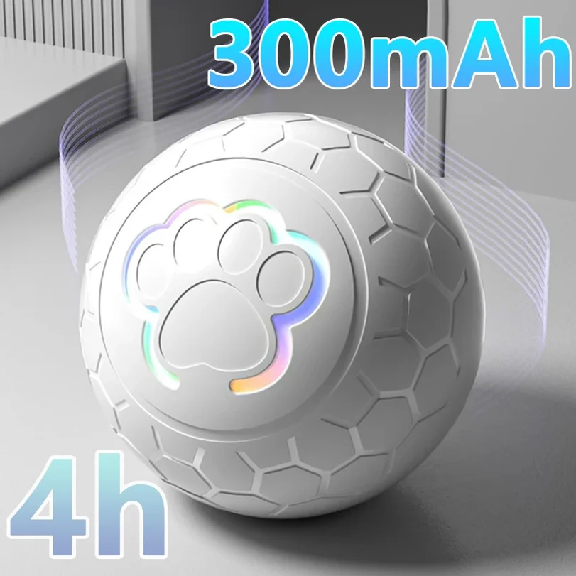 

Smart Dog Toy Ball Electronic Interactive Pet Toy Ball USB Automatic Bouncing Rolling Toy Ball With RGB Lights Puppy Cat Product