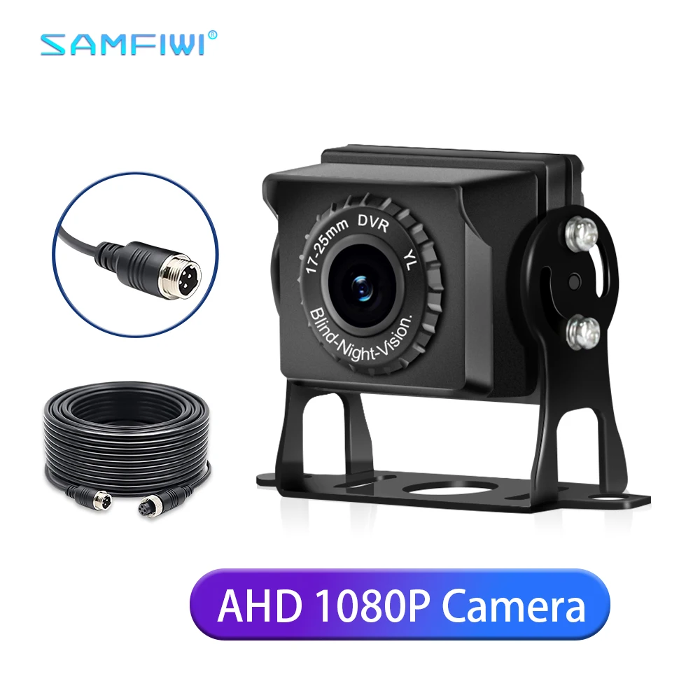 

AHD 1080P Камера заднего вида для автомобиля с ночным видением, HD, водонепроницаемая, для грузовиков, автобусов, универсальная