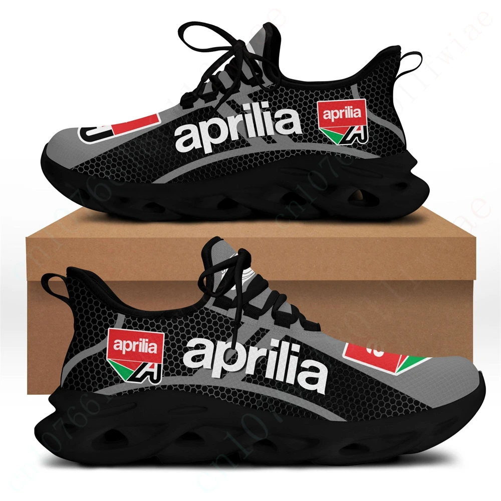 Aprilia sepatu kets olahraga untuk pria, sepatu Sneakers olahraga tenis ringan ukuran besar nyaman untuk pria