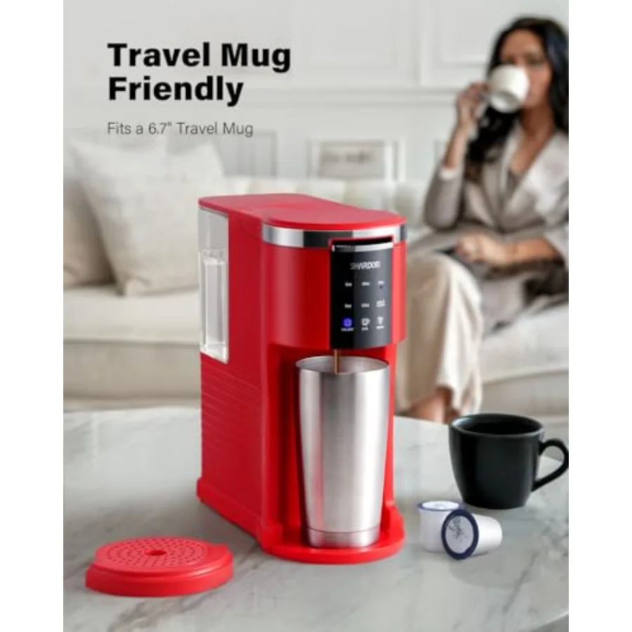 ماكينة صنع القهوة 3 في 1 للاستخدام المنزلي والمكتبي: متوافقة مع أجهزة تخمير القهوة والشاي المطحونة مع Adj