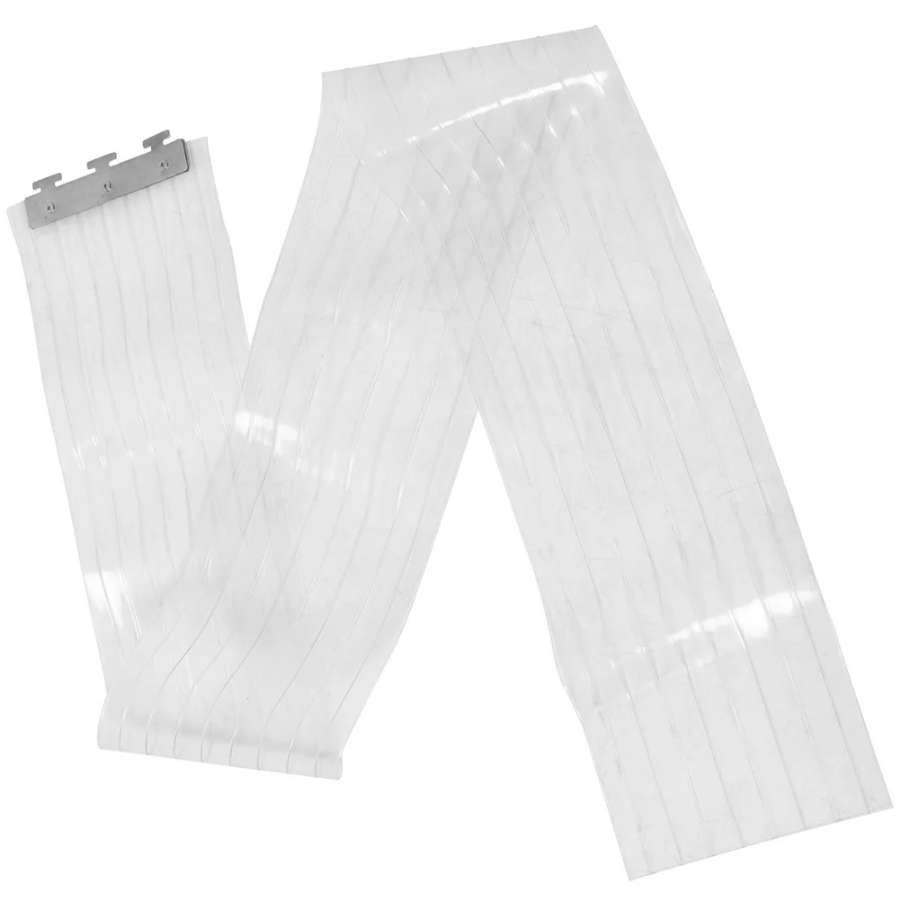 

2 Pcs Soft Door Curtain Room Bead Curtains Mesh Way Window Adhesive Warm Household