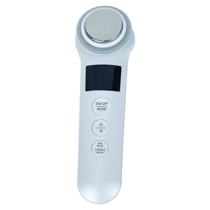 Home Use Handheld  Red Beauty Facial Treatment Massager Machine Wand Professional Skin Tightening Hot And Cold Beauty Device