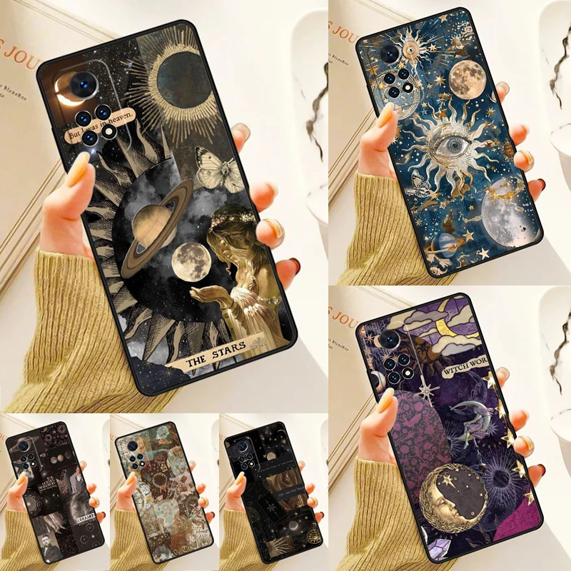 Dark Academia celestial collage Case For Samsung Galaxy S24 Plus S23 S20 S21FE Lite S22 Ultra Note 20 S8 S9 S10 Phone Coque