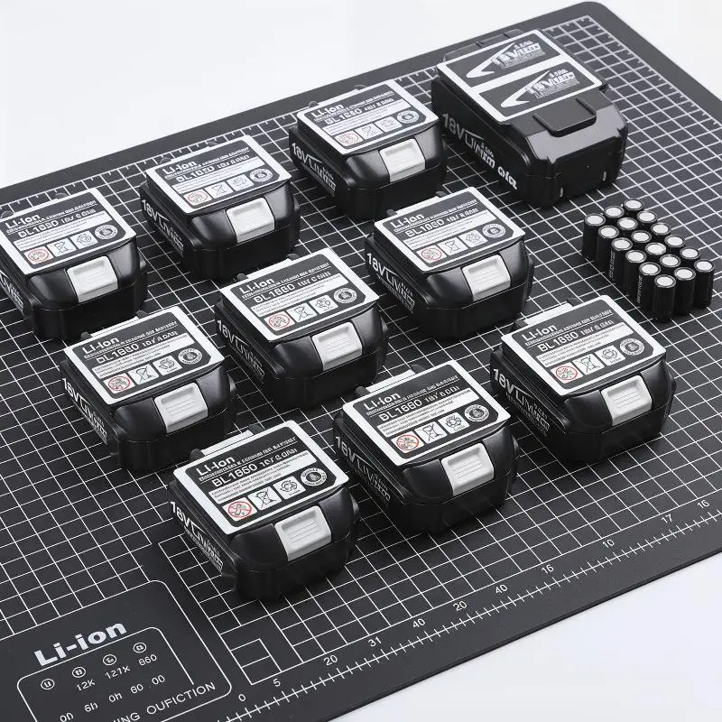 Mak Compatible BL1830 Battery Sticker Set 18V 3Ah 4Ah 5Ah 6Ah For Cordless Drill and Hammer Durable Replacement Label