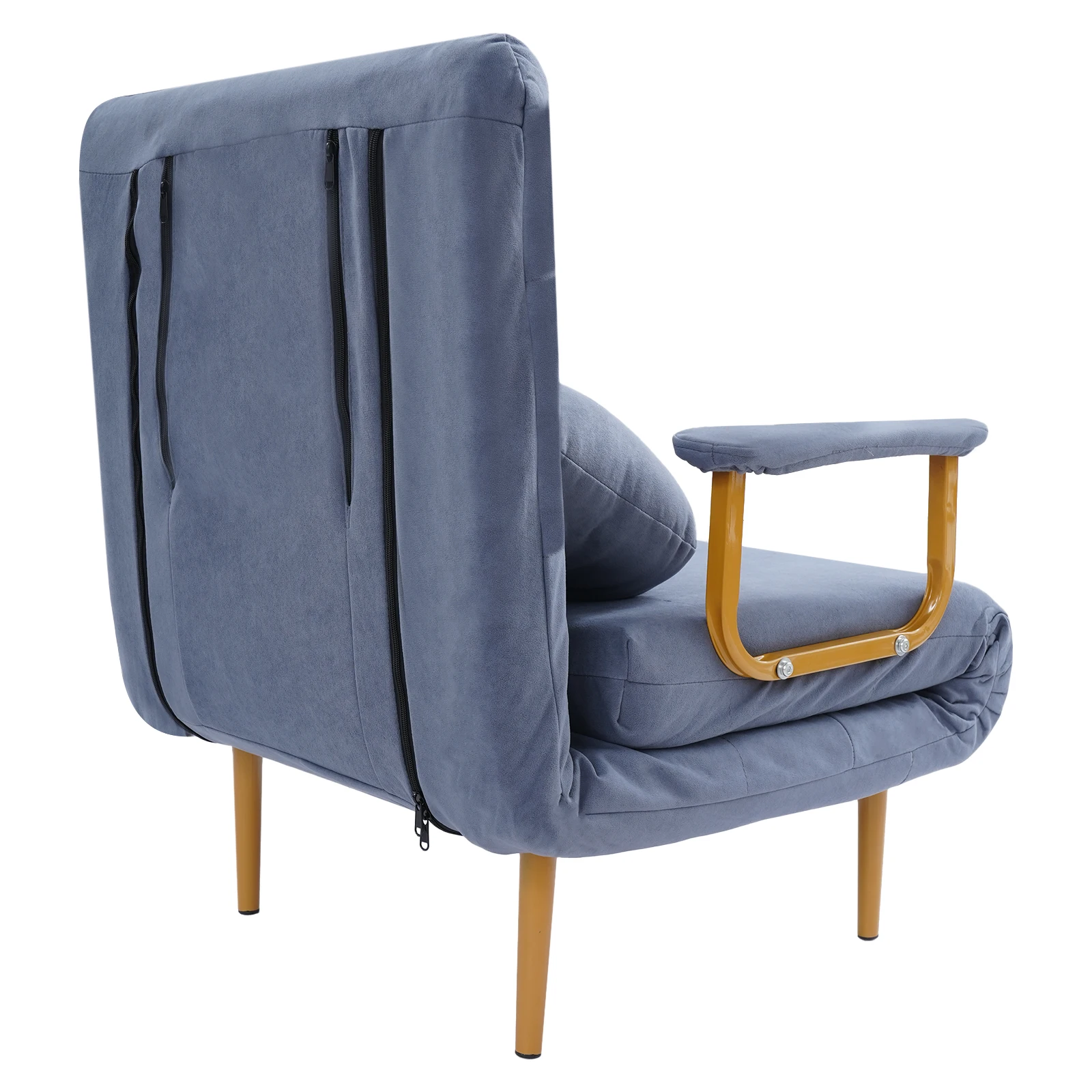 أريكة سرير قابلة للطي 3 في 1 أريكة سرير كرسي قابل للطي سرير أريكة قابل للتحويل مع مسند ظهر قابل للتعديل بـ 5 أوضاع وسعة 286.6 رطل