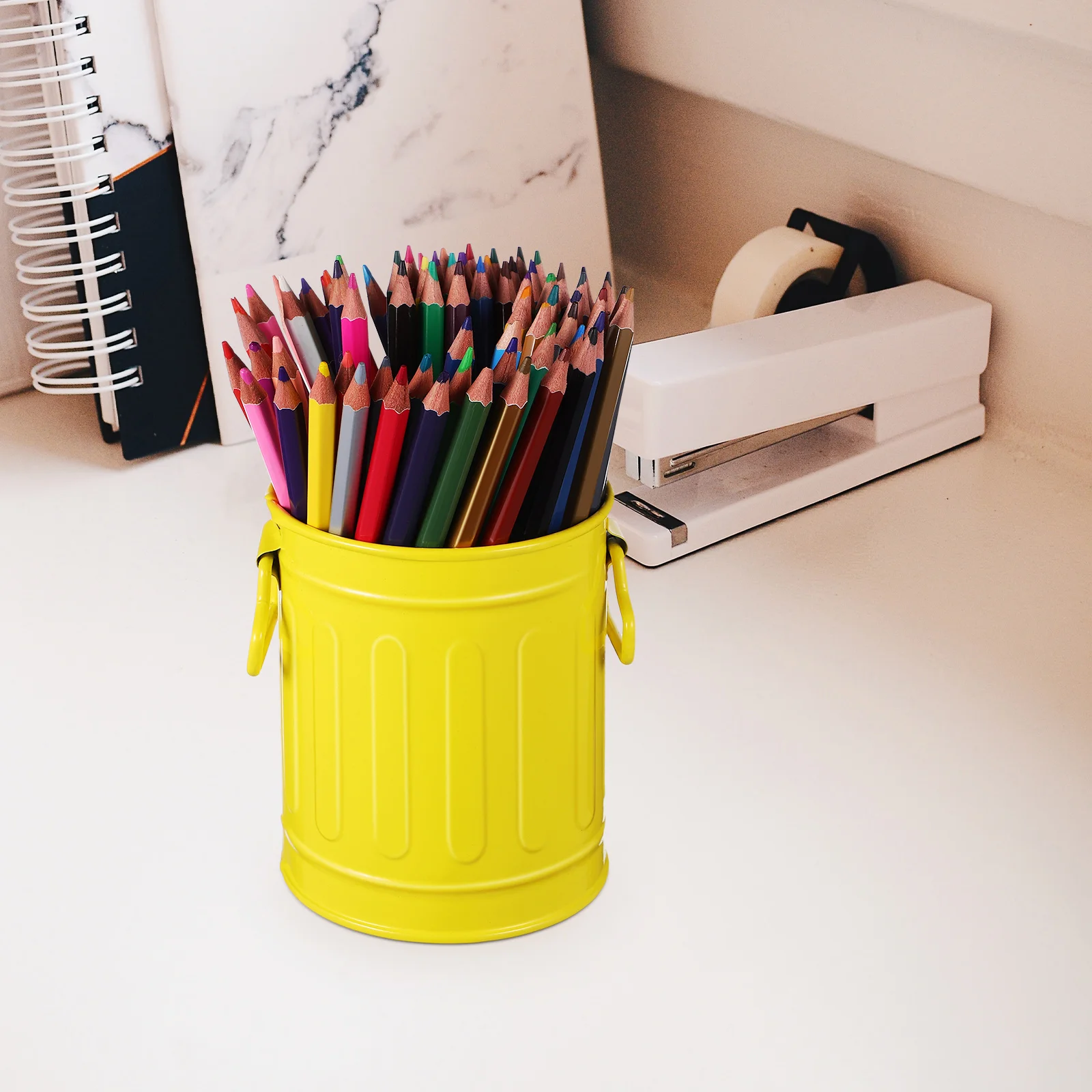 4 Pcs 1 Pen Container Bin Crayon Organizer Office Desktop Storage Bucket Pencil Holder Table For Stationery Child