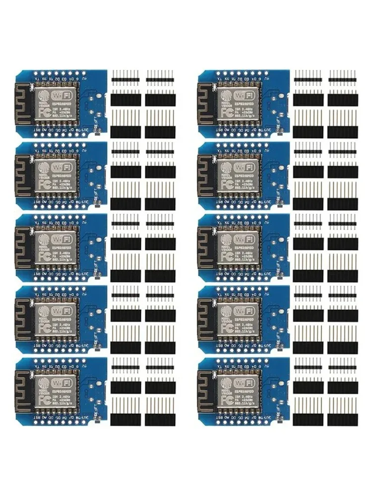 10 szt. WeMos D1 Mini Pro V3.0 NodeMcu 4MB/16MB Bajtów Lua WIFI Internet Rzeczy Płytka Rozwojowa oparta na ESP8266 CH340G Nodemcu V — zdjęcie produktu 7