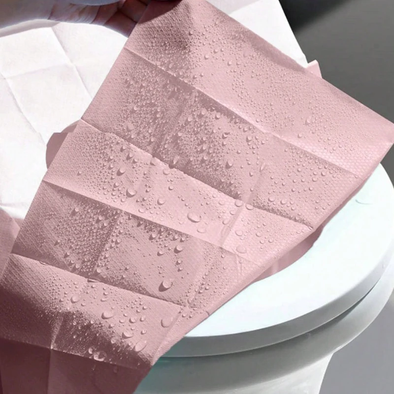 1 قطعة 10 قطعة مقعد المرحاض القابل للتصرف يغطي مقاوم للماء والمحمول ورقة المرحاض حصيرة للفندق السفر المنزل استخدام الحمام ديكور الصيف