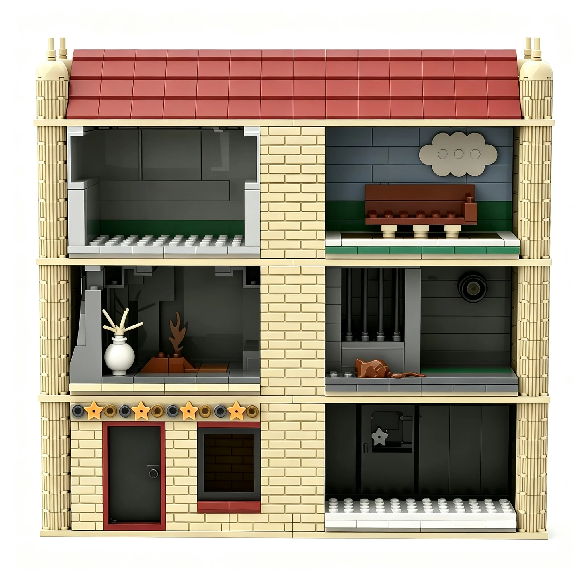 860pcs MOC Cinema Blockbusters Tom Hanks 70th Anniversary Model Building Blocks Christmas Gift Assemble DIY Display Collection