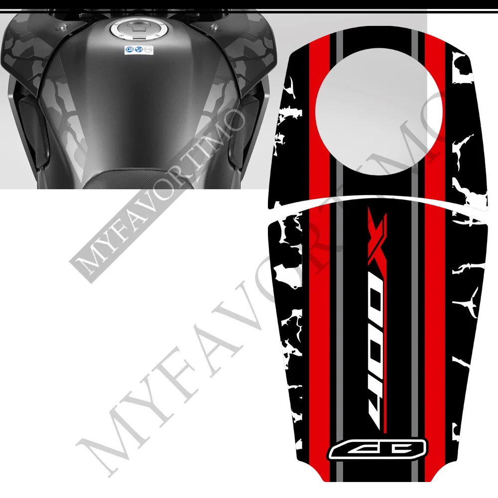 Motorcycle Sticker Decal Emblem Trunk Luggage Fairing Fender Fuel Oil Kit Knee For Honda CB400X CB 400X Protector Tank Pad