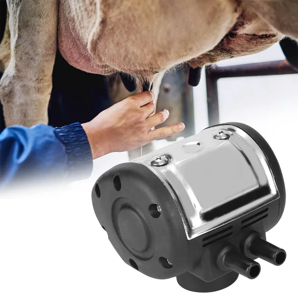 Pneumatic Pulsator Adjustable Milker For Cow Sheep Milking Machine With Two Exits