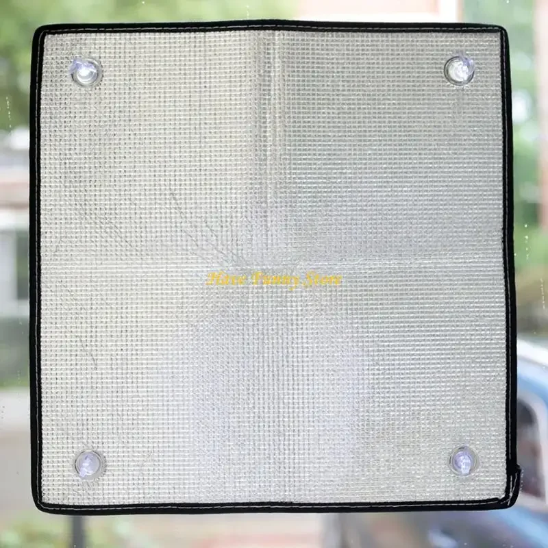 M5TF Sun Reflective Window Covering Sunscreen Heat Insulation Aluminum Film Glares Reduction Home Car Office Installation