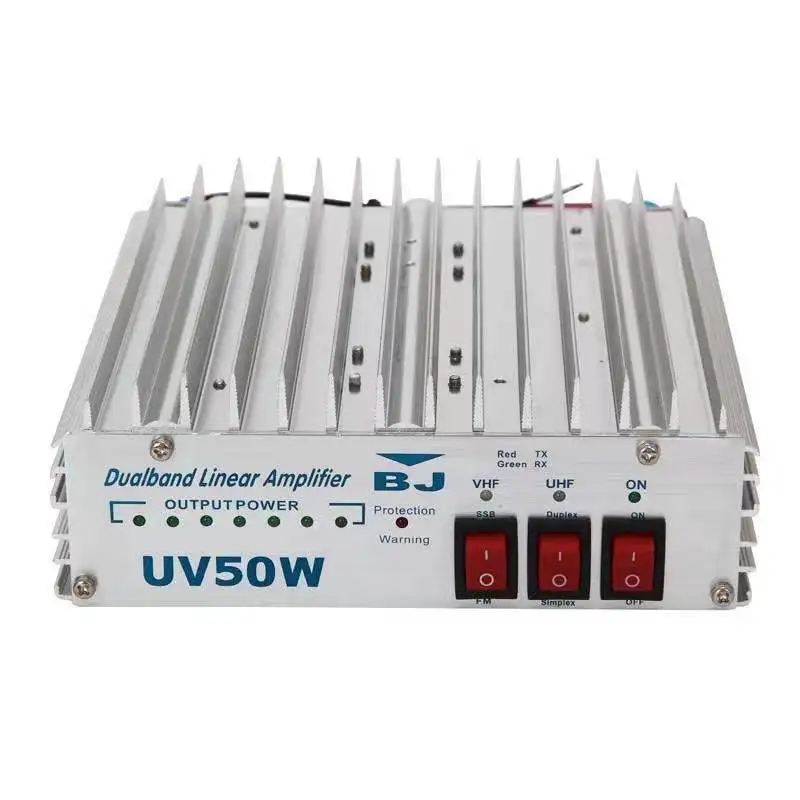 Professional HF Dualband linear cb radio power amplifier BJ-UV50W with high power output 136-174MHz/400-470MHz