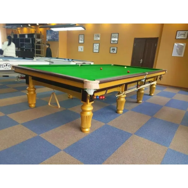 Superpower Professional 12ft 10ft Steel Cushion Slate Pool Snooker Table for Sale