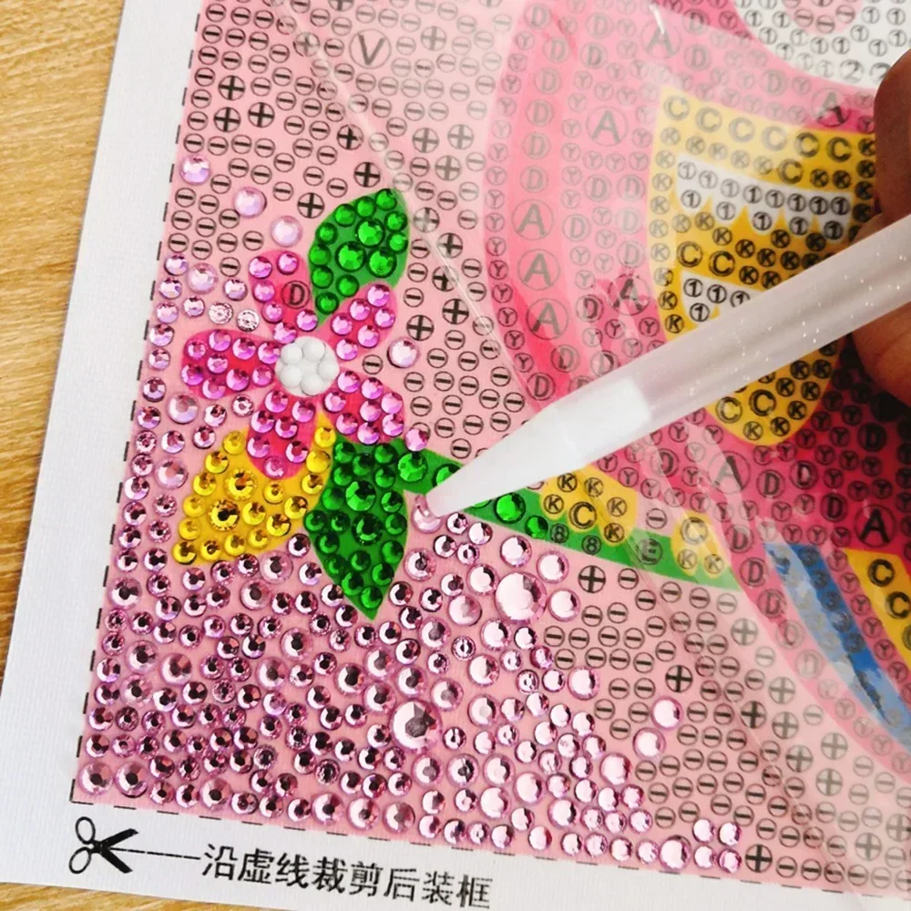 DIY Diamond Painting by Number Kits for Kids Cartoon Animal Crystal Diamond Embroidery for Up 5 Yesrs Old Children Gifts - Image 5