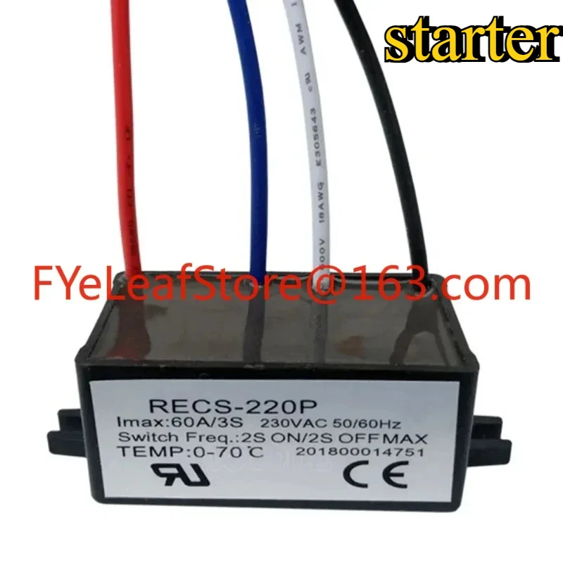 RECS-205P RECS-220P RECS-240P 30A 60A 120A 220V Electronic Centrifugal Switch Single-phase Motor Intelligent Starter