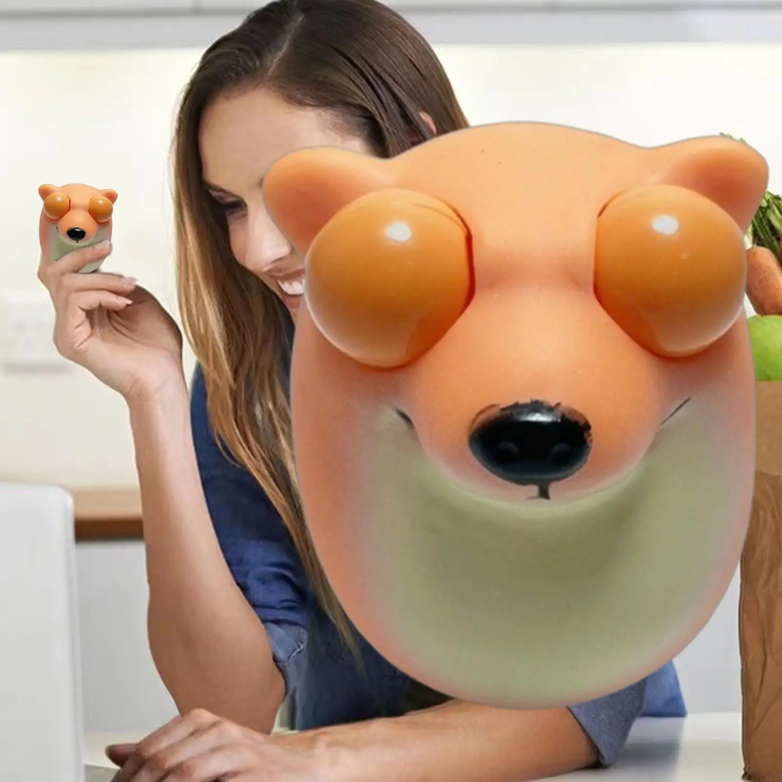 Juguetes para apretar para chico, Animal Adorable, modelo para apretar, recuerdo de fiesta, juguetes de broma ultrasuave para niños, adolescentes, niñas y niños
